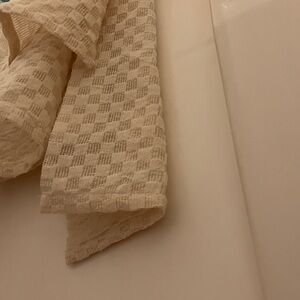 Byrd checkered Exfoliating Towel